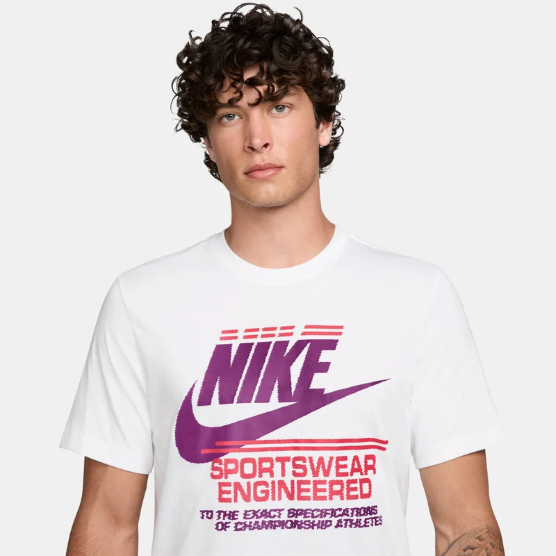 Nike White Men's Sportswear T-Shirt for Men | Best Price UAE