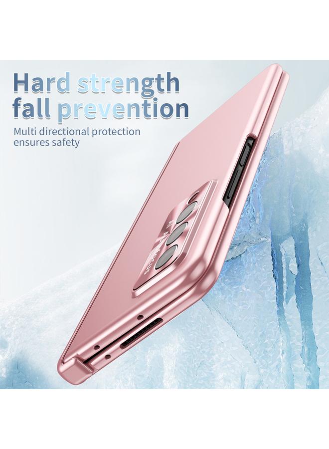 اس-توب جراب لهاتف Samsung Galaxy Z Fold3 5G، جراب هاتف قابل للطي بمفصلة مطلية بالكهرباء مع قلم S Pen، إصدار قابل للطي - Image 4