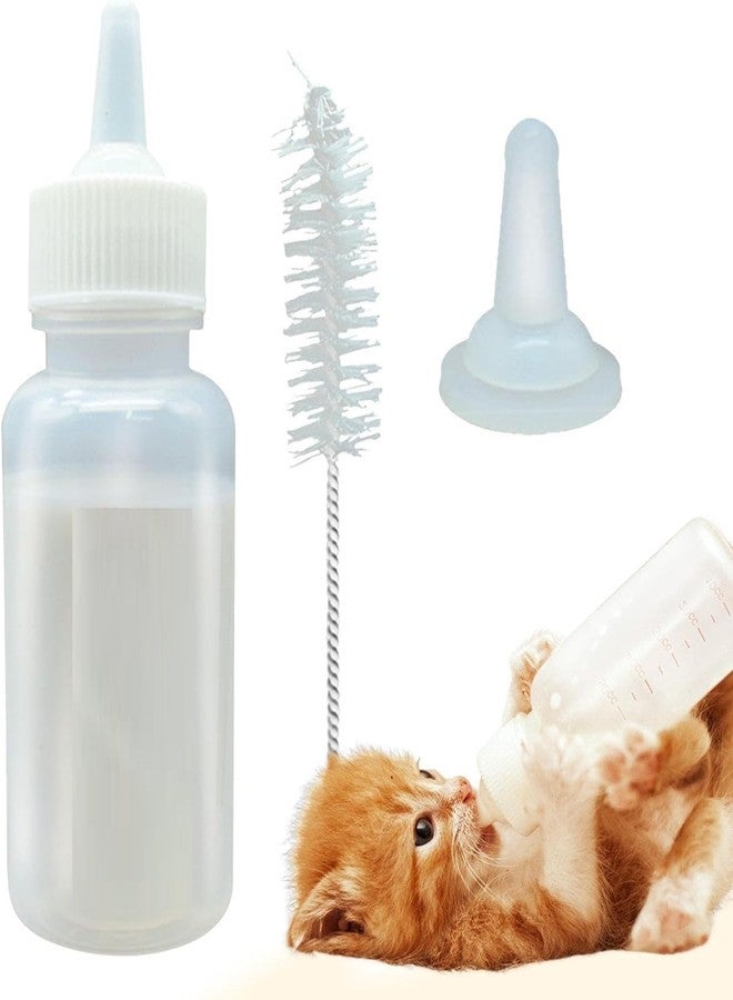 THE DDS STORE 60Ml Puppy,Cat,Kitten Nursing Kit For Feeding Newborn Pet Nursing Bottle With Replacement Nipple And Cleaning Brush - Image 3