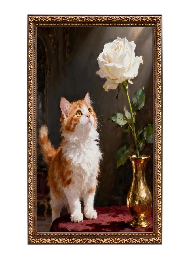 TWING 11x14 Picture Frame,Display 8x10 Photo with Mat or 11x14 without Mat,Ornate Vintage 11 x 14 Photo Frames for Wall Mounting,Bronze,1 Pack - Image 1