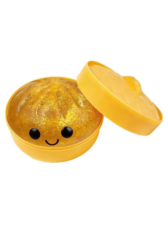Glitter Dumpling Squishy, Dumpling Stress Ball,2026 New Soft Squeeze Anxiety Relief Fidget Toy, Decompression Dough Sensory Toy, Sparkly Dumplings Stretchy Squishy - Image 1