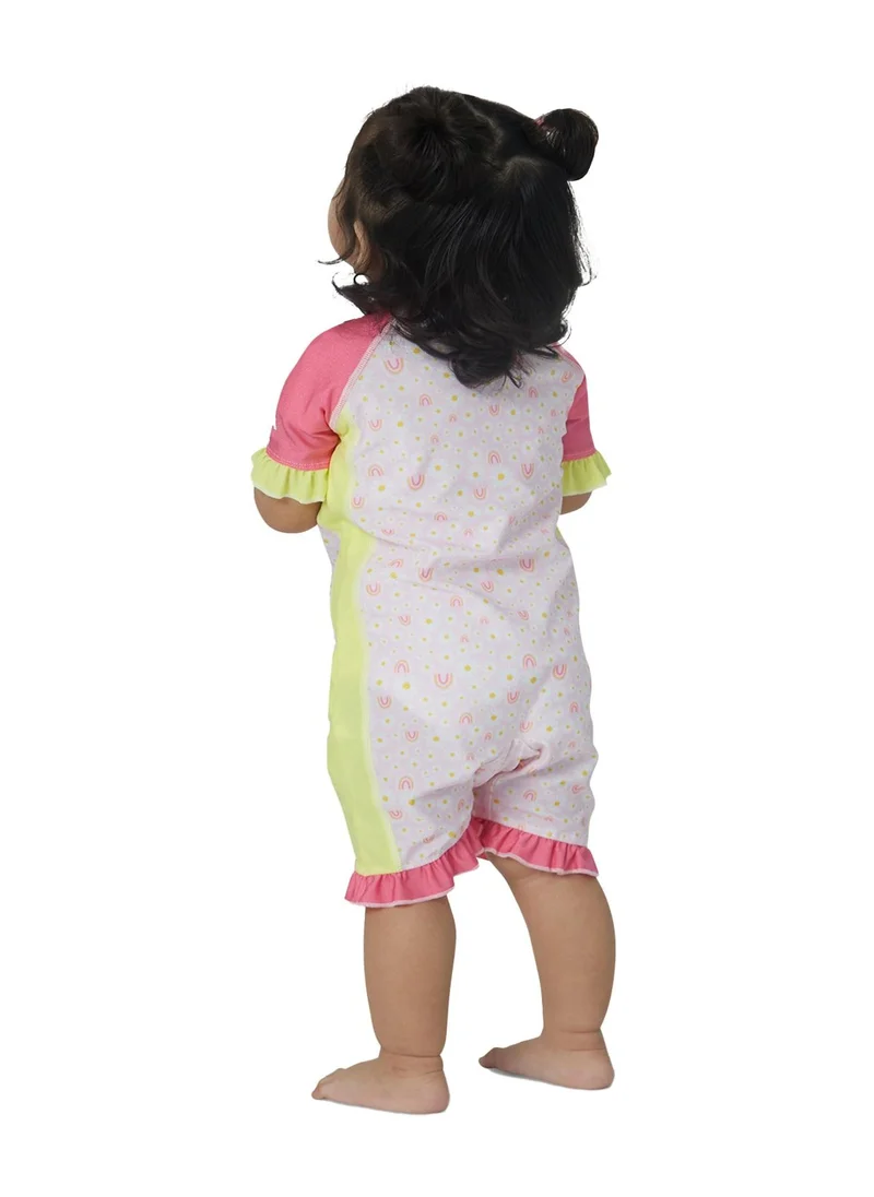 COEGA SUNWEAR COEGA Girls Baby One Piece Suit - Pink Daisies