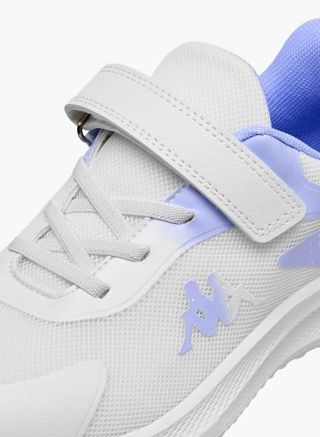 Kappa Girls Logo Print Hook and Loop Sports Shoes - Image 4