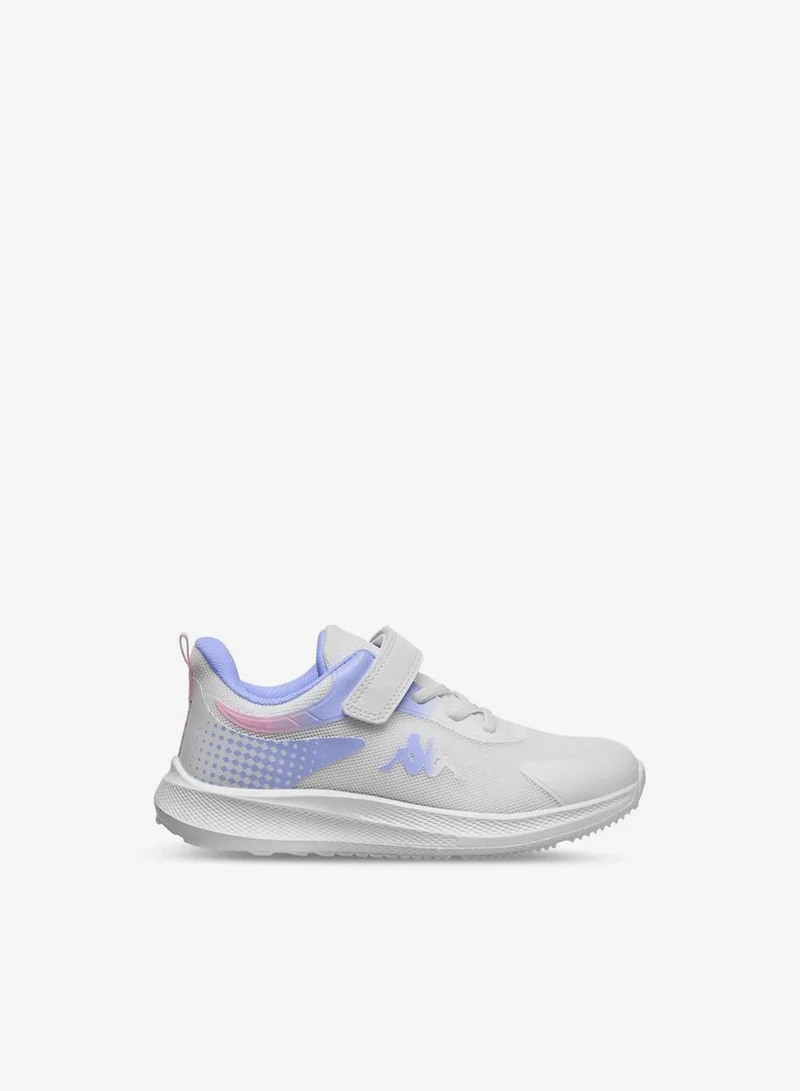 Kappa Girls Logo Print Hook and Loop Sports Shoes