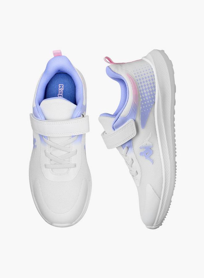 Kappa Girls Logo Print Hook And Loop School Sports Shoes - Image 1