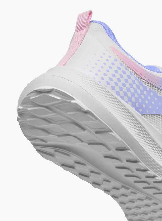 Kappa Girls Logo Print Hook And Loop School Sports Shoes - Image 5