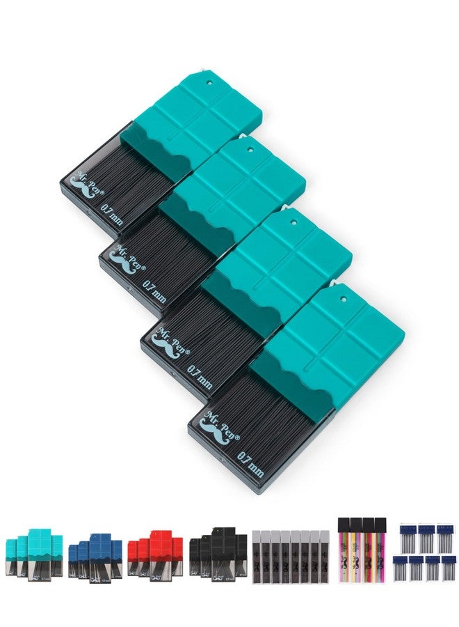 مستر. بين عبوات إعادة تعبئة الرصاص مقاس 0.7 مليمتر لأقلام الرصاص الميكانيكية، عبوة من 480 قطعة - Image 1