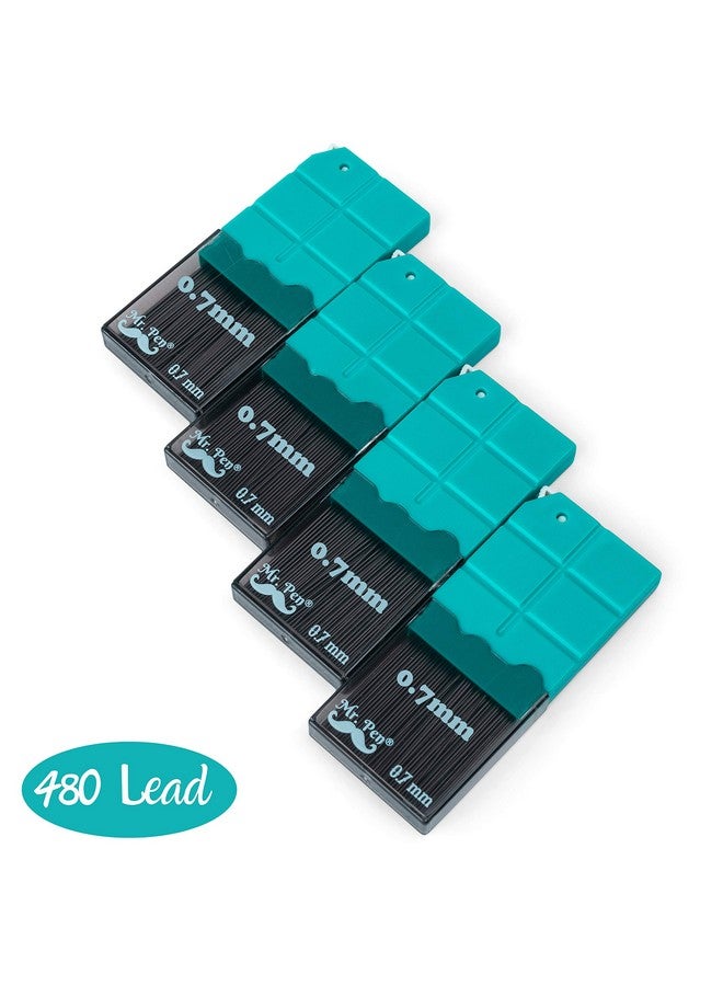 مستر. بين عبوات إعادة تعبئة الرصاص مقاس 0.7 مليمتر لأقلام الرصاص الميكانيكية، عبوة من 480 قطعة - Image 2