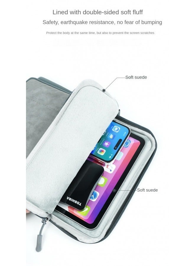 IPAD Tablet bag Storage bag,Multifunctional storage bag,9-11 Inch Tablet Sleeve Bag Carrying Case for iPad Pro 11 2021-2018, Air 5/4 10.9, 10.2, Galaxy Tab A8 10.5, Tab S8 11 - Image 4
