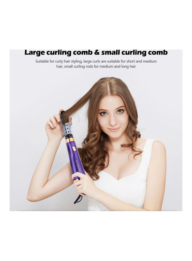 Sunhome 3-In-1 Hair Dryer Brush Blue/Gold - Image 2