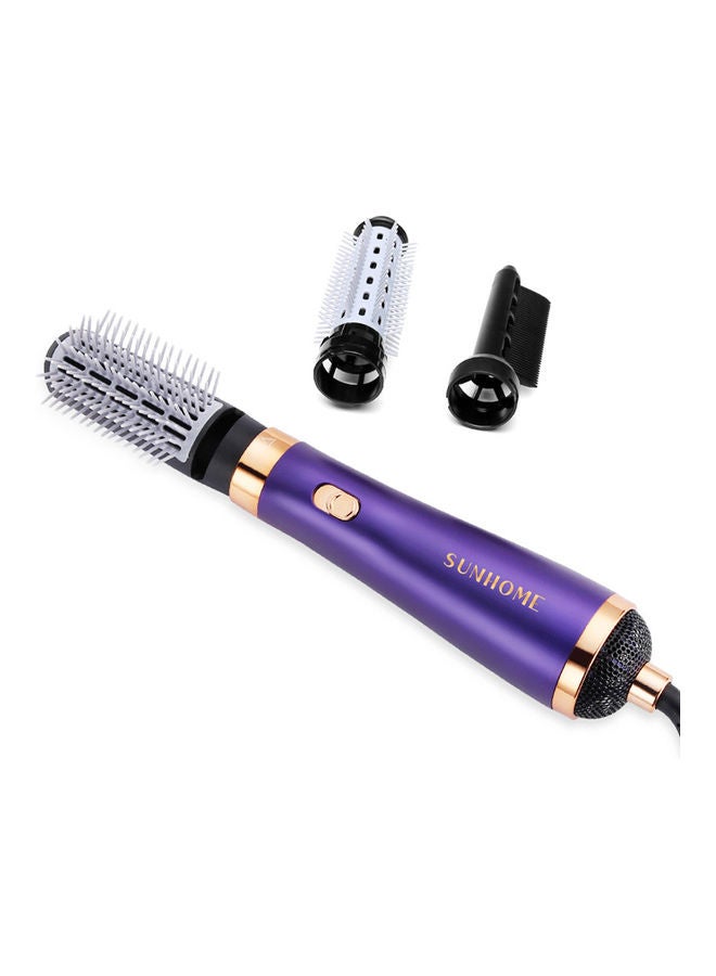 Sunhome 3-In-1 Hair Dryer Brush Blue/Gold - Image 1