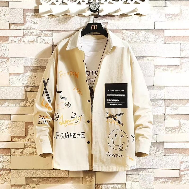 Clearance to pick up leaks ~ special counter to withdraw tail list big foreign trade mens tooling summer wear-resistant long sleeve casual shirt men Black - Image 5