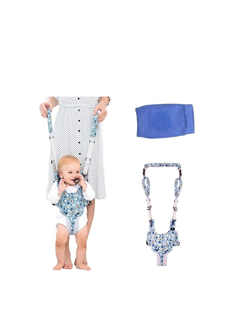 SYOSI حزام مشي الطفل، حزام سهل الارتداء للمشي والمشي والوقوف، حزام مشاية الطفل، مساعد مشي الطفل المبطن المريح مع وسائد ركبة إضافية للطفل للزحف - Image 1