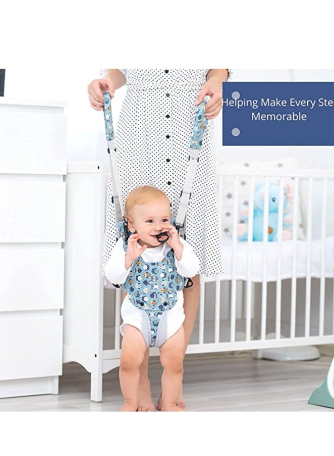 SYOSI حزام مشي الطفل، حزام سهل الارتداء للمشي والمشي والوقوف، حزام مشاية الطفل، مساعد مشي الطفل المبطن المريح مع وسائد ركبة إضافية للطفل للزحف - Image 4