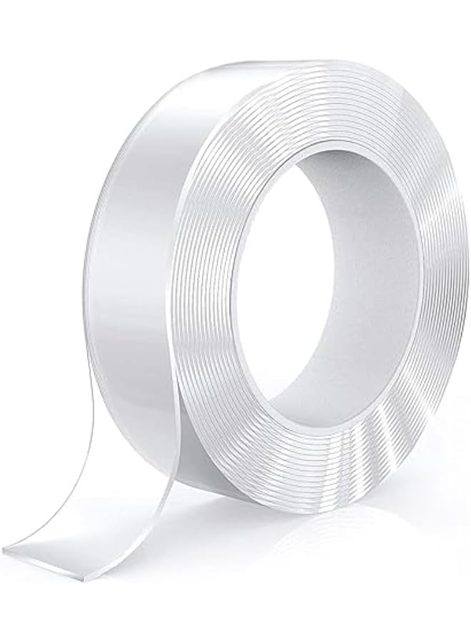 PROMASS Double side heavy duty clear tape mounting tape sticky adhesive reusable strong wall tape picture hanging tape - Image 1