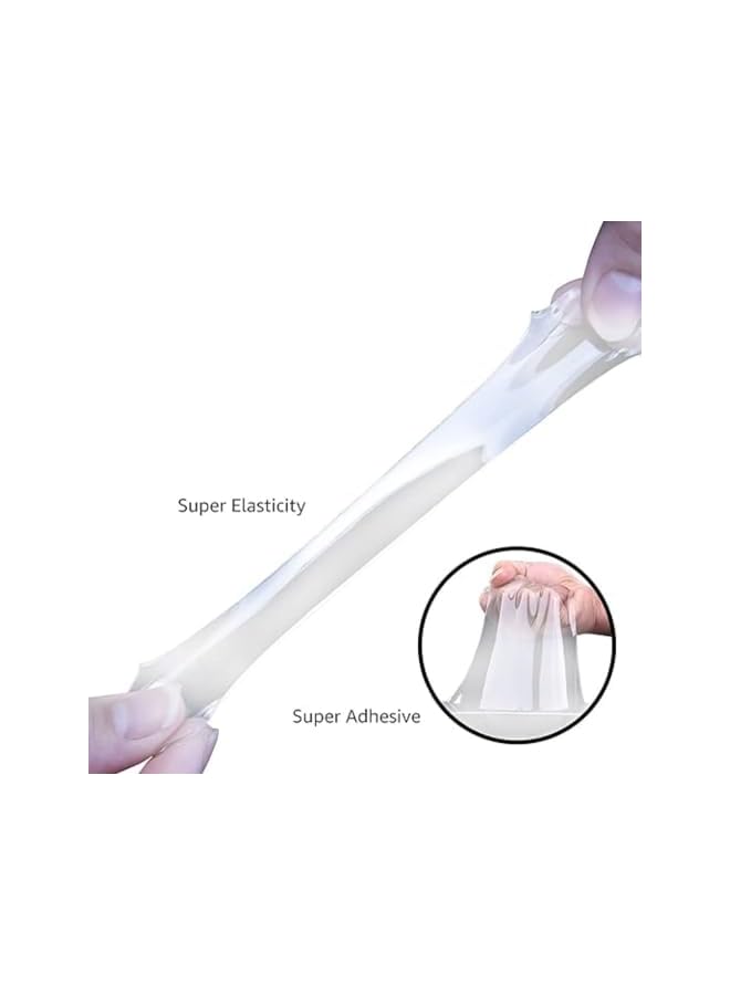 PROMASS Double side heavy duty clear tape mounting tape sticky adhesive reusable strong wall tape picture hanging tape - Image 3