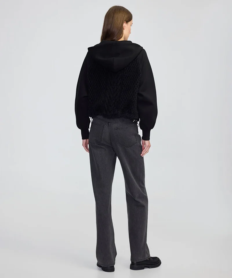 Ipekyol  Adjustable Waist Mixed Sweatshirt for Women | Best Price UAE