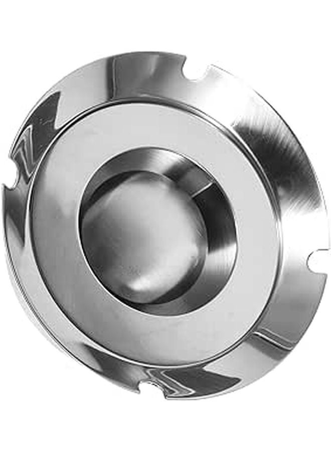 Nordic Minimalist Stainless Steel Ashtray Easy to Clean Desktop Ash Holder for Home Office - Image 1