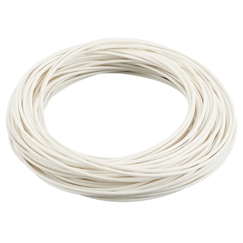 BENECREAT 3281 Yards Plastic Welt Cord Piping 3mm White Polyester Piping Cord for Crochet Knitting Weaving or Trim in Garments Cushions - Image 1