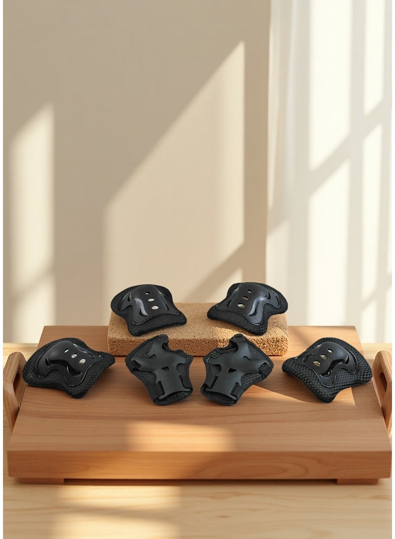 إيزي فيتشور وسادات حماية رياضية 6 في 1 من إيزي فيوتشر للأطفال: وسادات للركبة، وواقيات للمرفقين، وأساور للمعصم للأولاد والبنات - Image 3