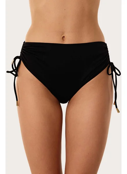 Ayyıldız 63059 Black High Waist Bikini Bottom