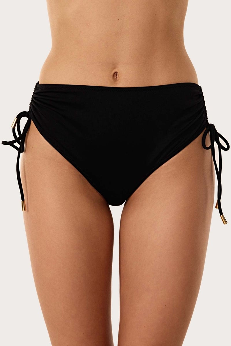 Ayyıldız 63059 Black High Waist Bikini Bottom  - Image 1