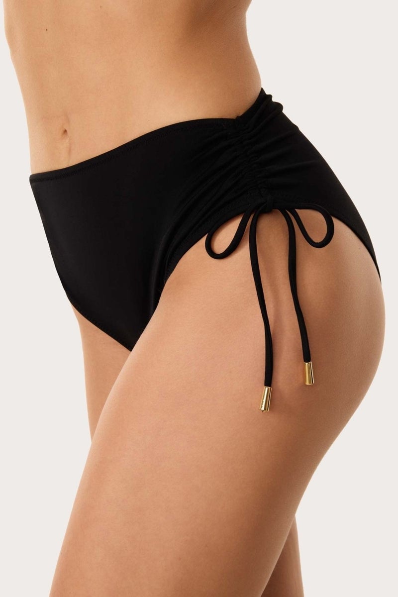 Ayyıldız 63059 Black High Waist Bikini Bottom  - Image 2