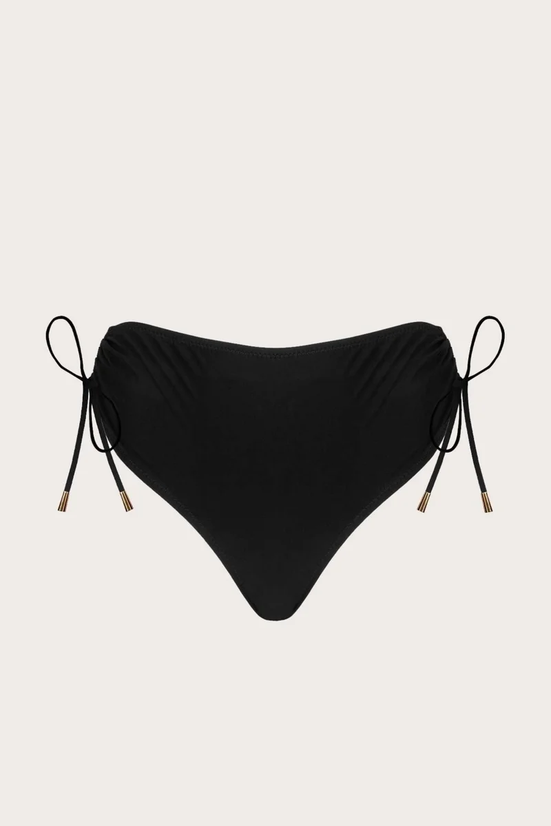 Ayyıldız 63059 Black High Waist Bikini Bottom