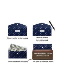 Y&D Envelopes, Budget Plastic Envelopes 32 PCS Cash Envelope System, 15 Pack Waterproof Reusable Expense Tracking Sheets 24 Bill Planner Stickers (Heart)  - Image 4