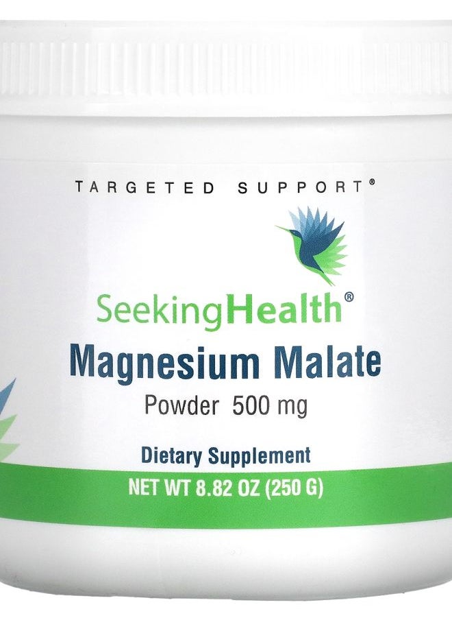 Seeking Health Magnesium Malate Powder 500 mg 8.82 oz (250 g) 
