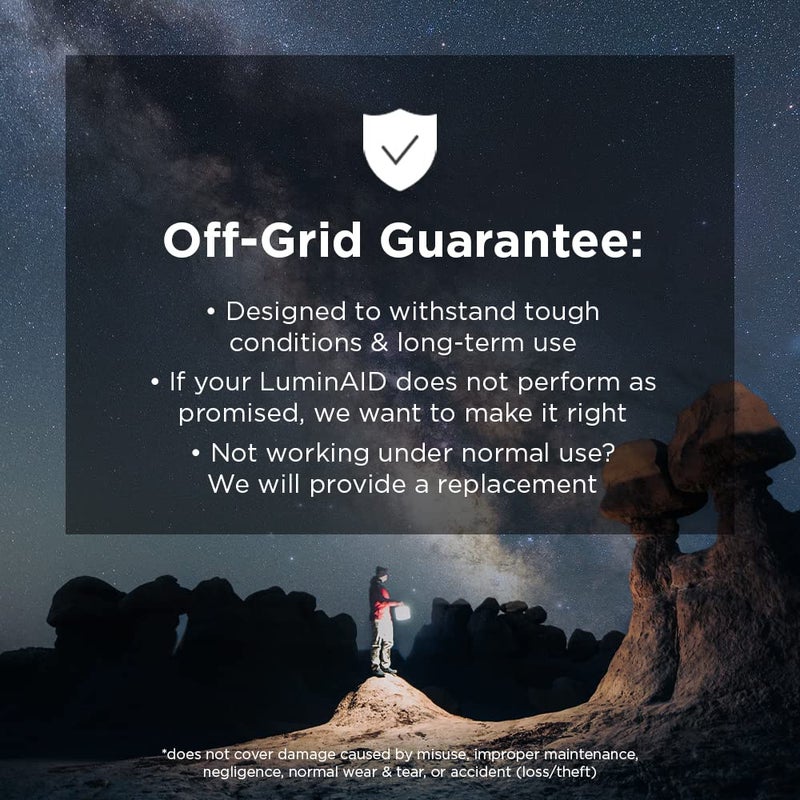 LuminAID فانوس تخييم شمسي قابل للنفخ مصباح LED مثالي للتخييم والمشي والسفر والمزيد من الأضواء الطارئة لانقطاع التيار الكهربائي ومجموعات البقاء على قيد الحياة من الأعاصير كما تم عرضه في برنامج شارك تانك - Image 5