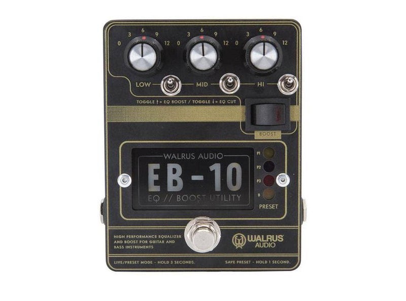 Walrus Audio EB10 PreampEQBoost Black