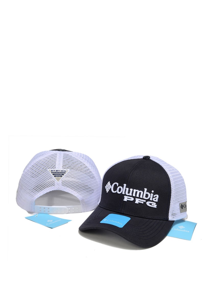 Columbia PFG Mesh Trucker Cap - Navy  White Design