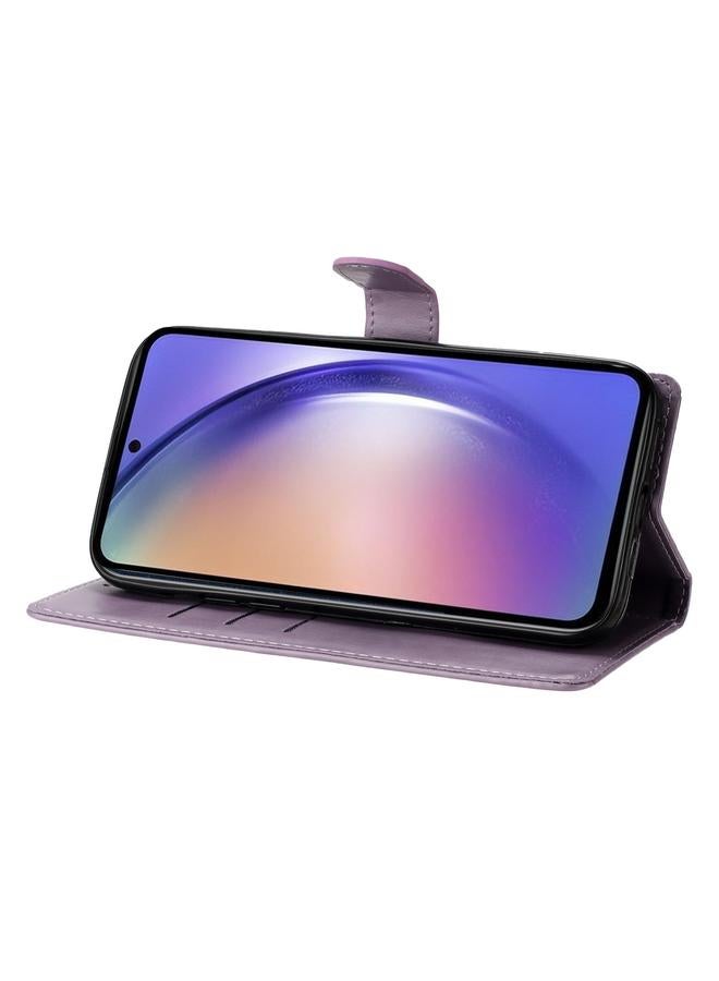 اس-توب جراب هاتف Redmi 9A من الجلد بتصميم فراشات وزهور - Image 5