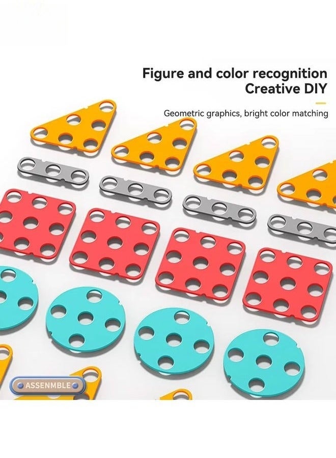 450pcs Piece Drill Toys Educational DIY Tool Toys Set, Mosaic Set for Kids Ages 3-10 Years Drill and Screwdriver Sets, Children's Building Blocks, Electric Drill and Screw Puzzle Set for Kids,Simulation Electric Repair Toys - Image 5