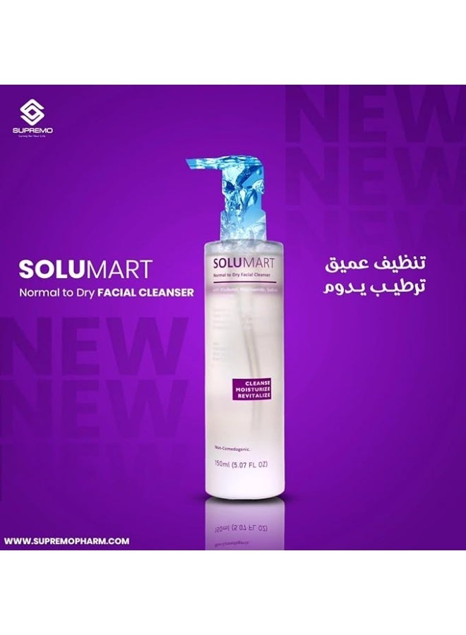 Solumart Normal to Dry Facial Cleanser - Image 4