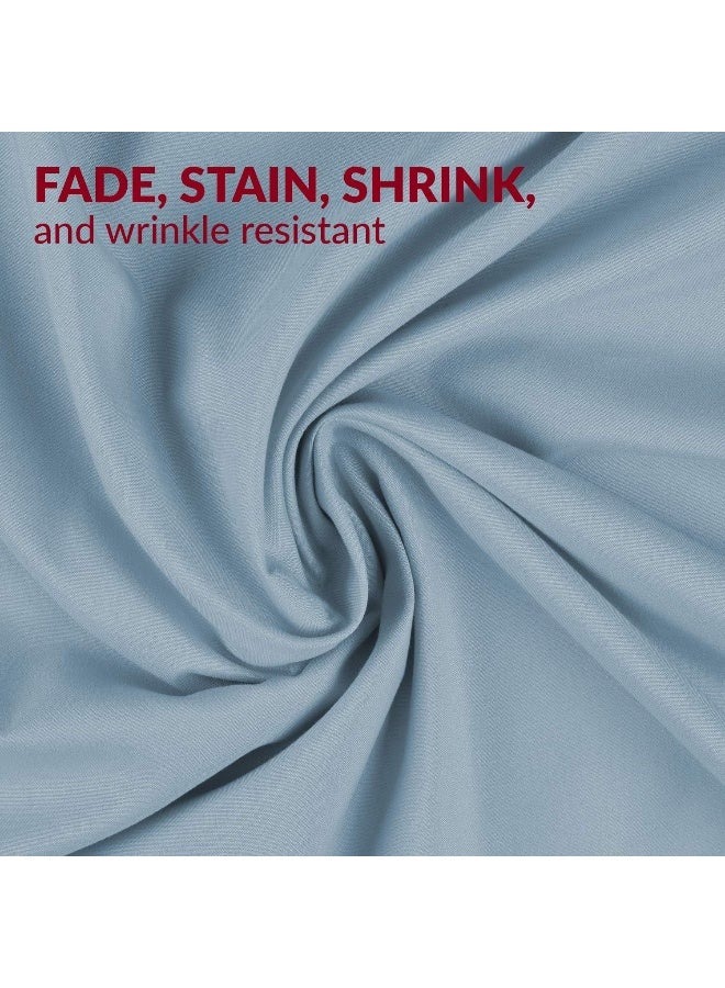 Mellanni Pillow Cases - Luxury, Extra Soft, Cooling Pillow Covers - 2 PC Iconic Collection Pillowcases - Envelope Closure (King 20" x 40", Blue Hydrangea) - Image 2