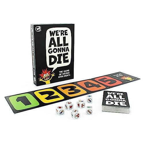 Ginger Fox Were All Gonna Die Hilarious Adult Party Game The CoOperative Card Game of Dicing with Death NSFW Silly Humor Ages 16 1 Player - Image 1