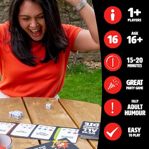 Ginger Fox Were All Gonna Die Hilarious Adult Party Game The CoOperative Card Game of Dicing with Death NSFW Silly Humor Ages 16 1 Player - Image 5