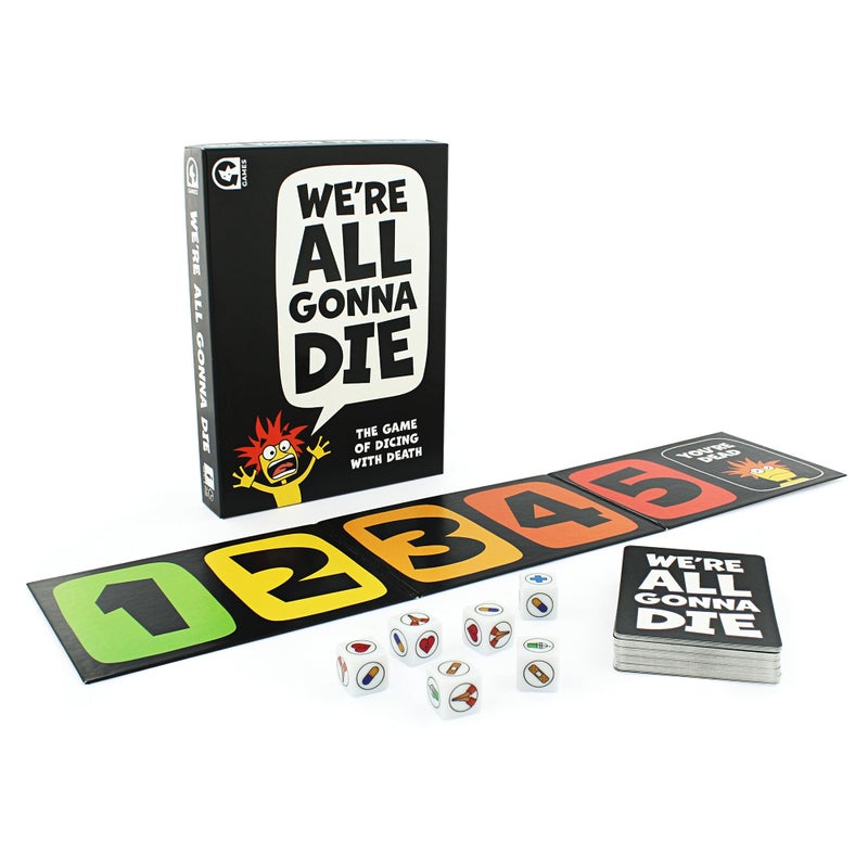 Ginger Fox Were All Gonna Die Hilarious Adult Party Game The CoOperative Card Game of Dicing with Death NSFW Silly Humor Ages 16 1 Player - Image 3