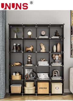 UNUNS Closet Organizer,6 Cubes Storage Shelf,Portable Closet Organizer System,Closet Organizers And Storage Shelves,Bookcase Bookshelf For Bedroom,Wardrobe,Black  - Image 4