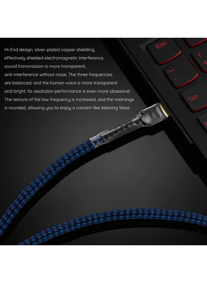 VIBORG HiFi USB 2.0 Printer Cable DAC A-B OCC Digital AB Audio A to B Scanner Cord A-Male to B-Male (1M) - Image 2