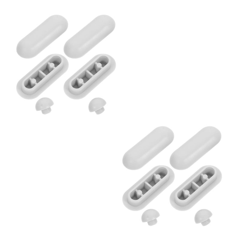 2 Sets Toilet Seat Buffers Cushion Pads Toilet Seat Cover Buffers Toilet Seat Pads Toilet Seat Bumpers Toilet Seat Spacers Bidet Toilet Seat Bumpers - Image 1