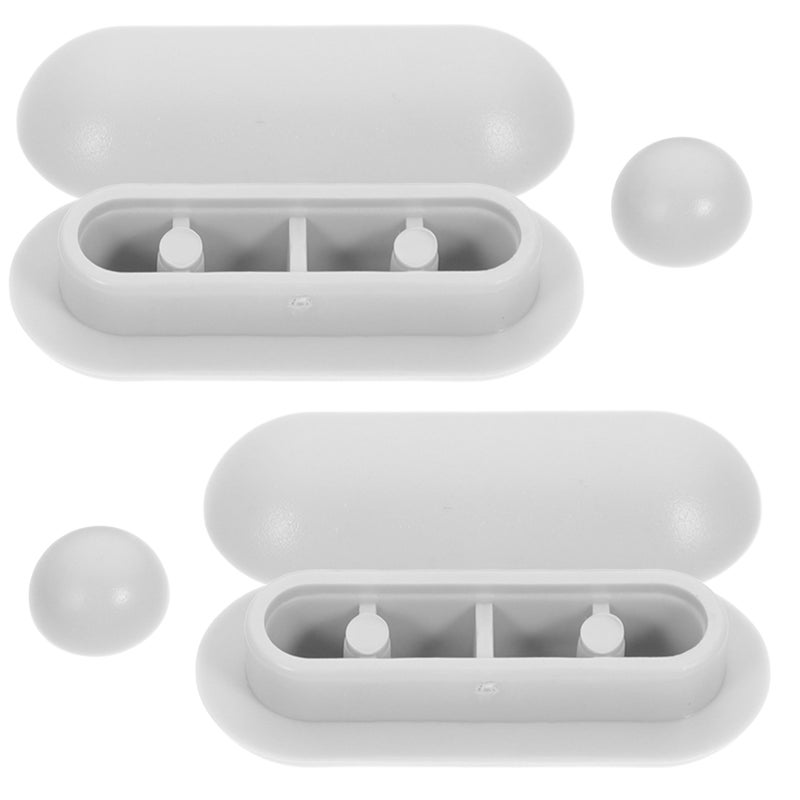 2 Sets Toilet Seat Buffers Cushion Pads Toilet Seat Cover Buffers Toilet Seat Pads Toilet Seat Bumpers Toilet Seat Spacers Bidet Toilet Seat Bumpers - Image 3