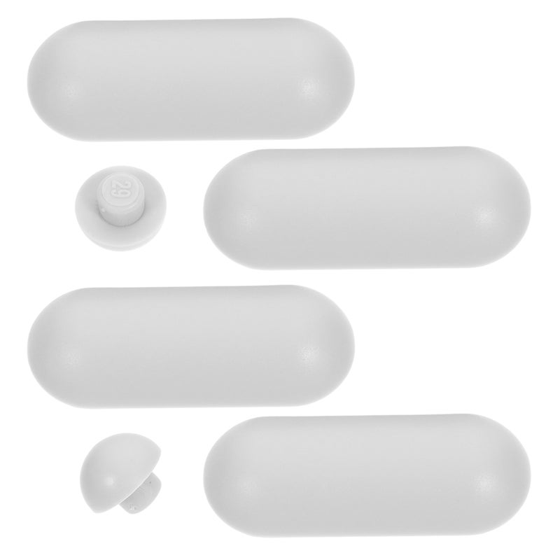 2 Sets Toilet Seat Buffers Cushion Pads Toilet Seat Cover Buffers Toilet Seat Pads Toilet Seat Bumpers Toilet Seat Spacers Bidet Toilet Seat Bumpers - Image 5