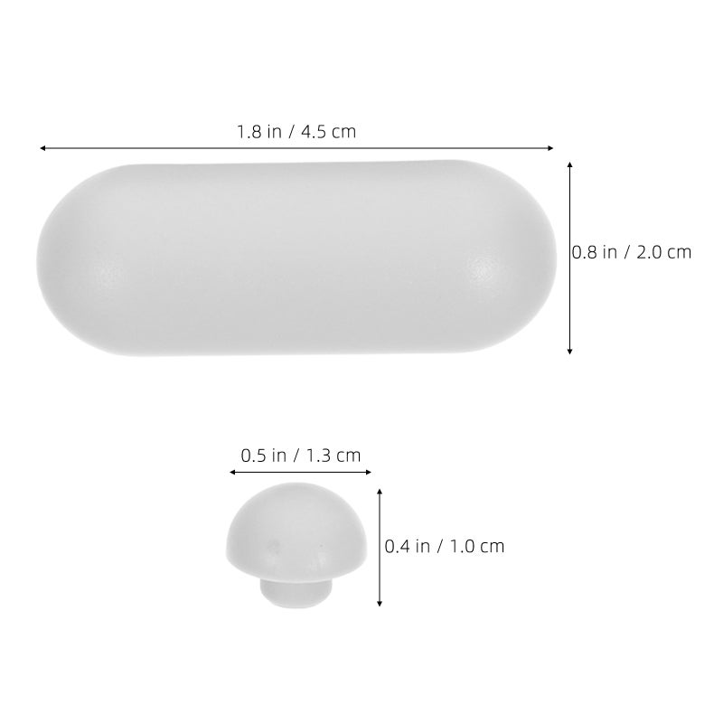 2 Sets Toilet Seat Buffers Cushion Pads Toilet Seat Cover Buffers Toilet Seat Pads Toilet Seat Bumpers Toilet Seat Spacers Bidet Toilet Seat Bumpers - Image 2