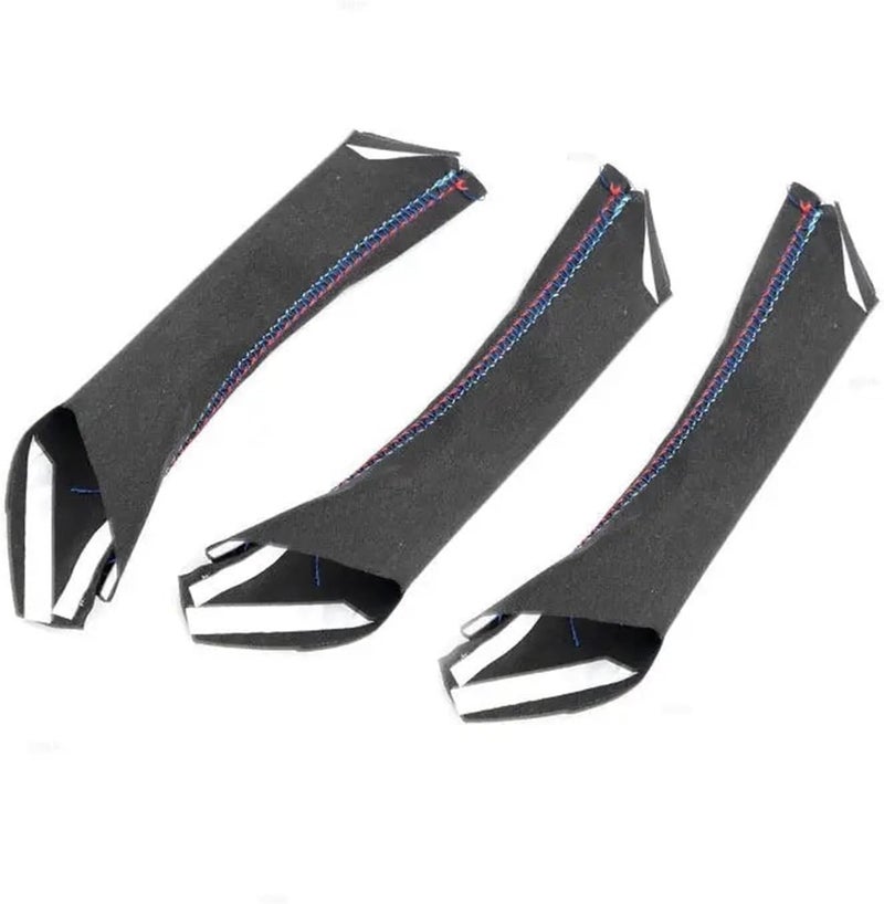 Wivplex Suede Leather Door Handle Cover for BMW 3 Series - Image 1