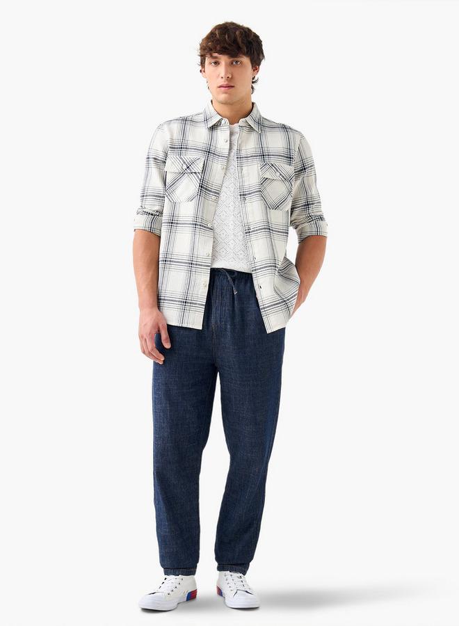 لي كوبر بنطلون جينز لي كوبر بقصة عادية وإغلاق برباط - Image 2