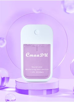 CmaaDu Hand Sanitizer Spray Hydrating Portable Travel Friendly Effective Anti-Bacterial Quick-Drying Perfume Hand Sanitizer to Inhibit Bacteria and Protect Health 38ML  - Image 2