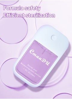 CmaaDu Hand Sanitizer Spray Hydrating Portable Travel Friendly Effective Anti-Bacterial Quick-Drying Perfume Hand Sanitizer to Inhibit Bacteria and Protect Health 38ML  - Image 3